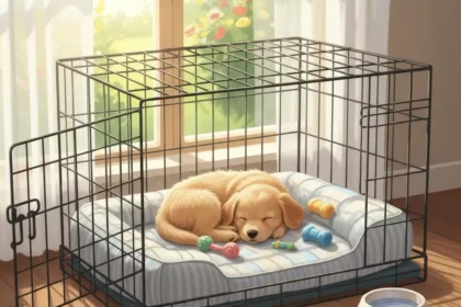 How to Crate Train a Puppy at Night