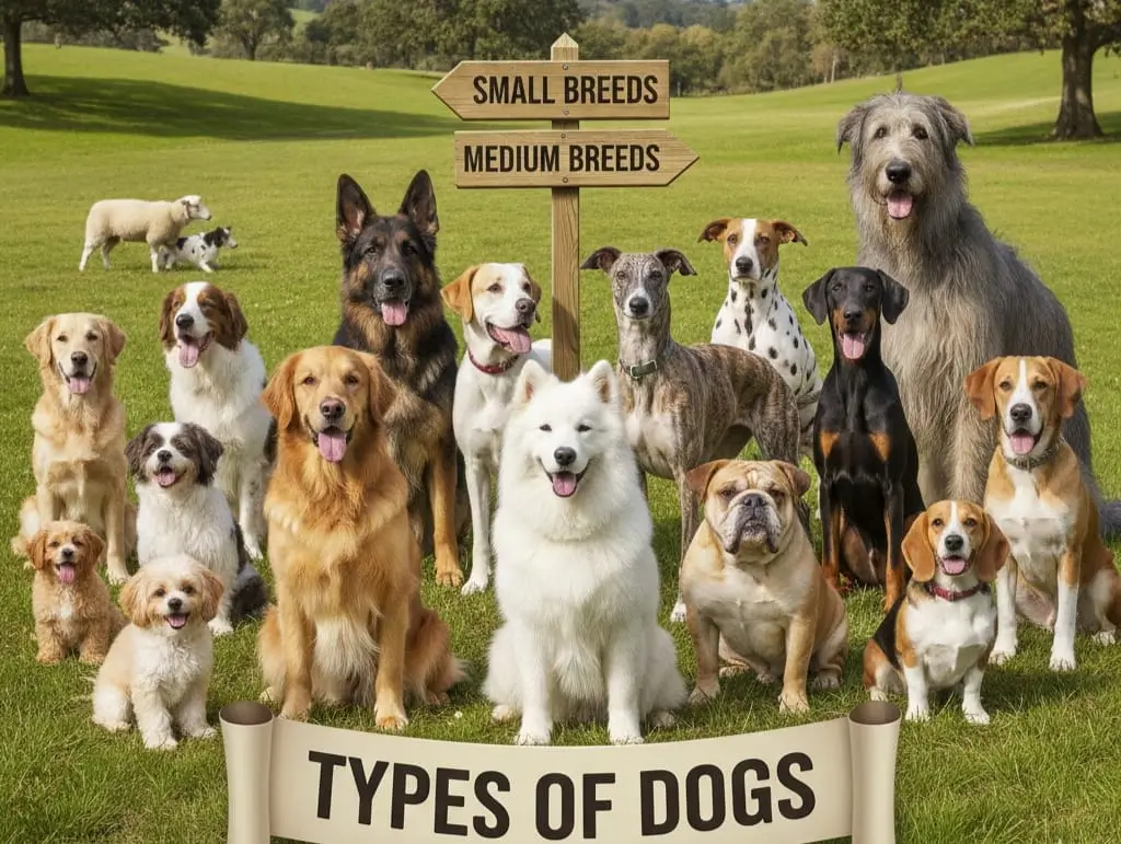 Types of Dogs by Size